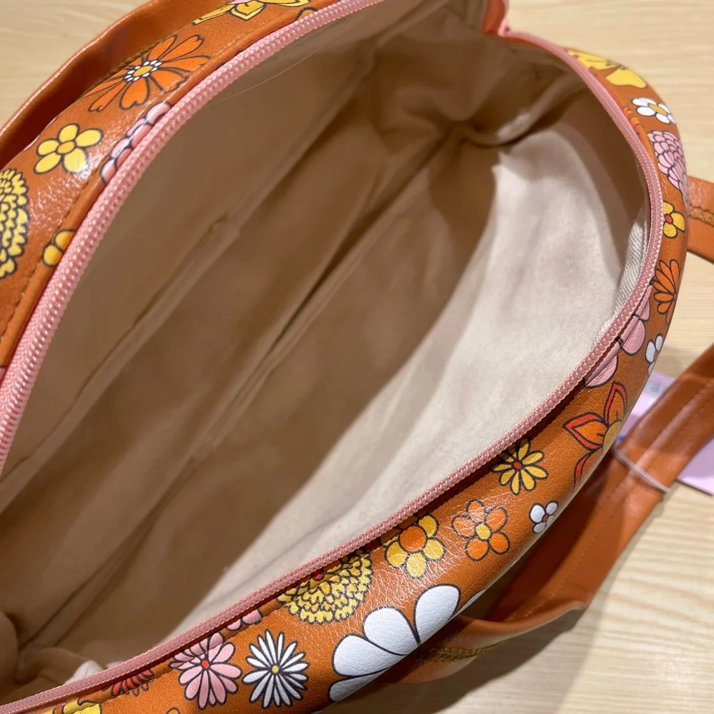 NWT Retro Hippy Floral Tote Bag - Picture 5 of 6